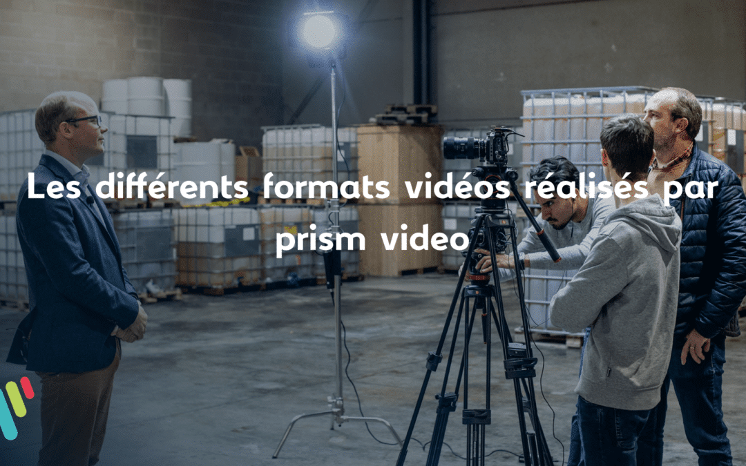 Les différents formats vidéos réalisés par prism video